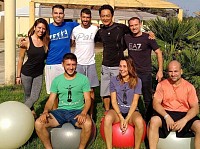 teaching Balance Ball YOGA in Europe